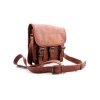 iHandikart Handicrafts Handmade Leather Sling Bag For Women And Girls || Genuine Leather Brown Shoulder Bag 11X9 inch | Save 33% - Rajasthan Living 12