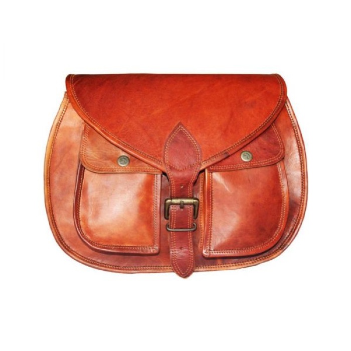 100 % Real Leather Sling Bag By iHandikart Handicrafts | Shoulder bag for Girls & Women |Sling Bag |Genuine Leather Shoulder Bag 11X9 inch . | Save 33% - Rajasthan Living 6