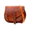 Vintage Leather Women Sling 11X9 inch Bag From iHandikart Handicrafts| Leather Shoulder Bag |Leather Bag Handbag |Vintage Leather Brown Colour Bag | Save 33% - Rajasthan Living 8