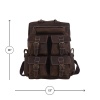 iHandikart 16X12 inches 5 Pockets Buffalo Leather Backpack (IHK 1501) | Save 33% - Rajasthan Living 13