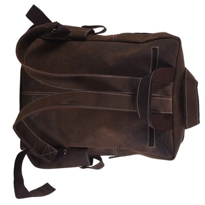 iHandikart 16X12 inches 5 Pockets Buffalo Leather Backpack (IHK 1501) | Save 33% - Rajasthan Living 8