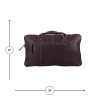 iHandikart 15X12 inches Brown Buffalo Leather Duffle Bag (IHK 1506) | Save 33% - Rajasthan Living 13