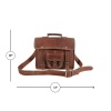 iHandikart 13X10 inches 1 Pocket Buffalo Leather Laptop Bag (IHK 1507) | Save 33% - Rajasthan Living 13