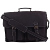 iHandikart 17X12 inches Buffalo Leather 2 Pockets Coffee Color Laptop Bag (IHK 1509) | Save 33% - Rajasthan Living 9