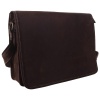 iHandikart 13X10 inches Buffalo Leather Coffee Color Full Flap Bag (IHK 1511) | Save 33% - Rajasthan Living 9