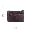 iHandikart 16X12 inches Buffalo Leather Coffee Color Bag (IHK 1514) | Save 33% - Rajasthan Living 12