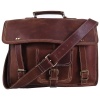 iHandikart 15X11 inches 1 Pocket Brown Buffalo Leather Laptop Bag (IHK 1515) | Save 33% - Rajasthan Living 9
