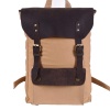 iHandikart 18X13 inches Yellow Canvas and Brown Buffalo Leather Backpack (IHK 1518) | Save 33% - Rajasthan Living 10