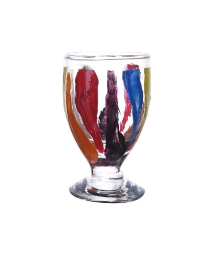 Painted Design for Vodka Shots Royal Multicolour Painting, Tequila Shot Glasses Handpainted Shot Glasses by iHandikart Handicrafts (Set of 2) IHK16011 | Save 33% - Rajasthan Living 3