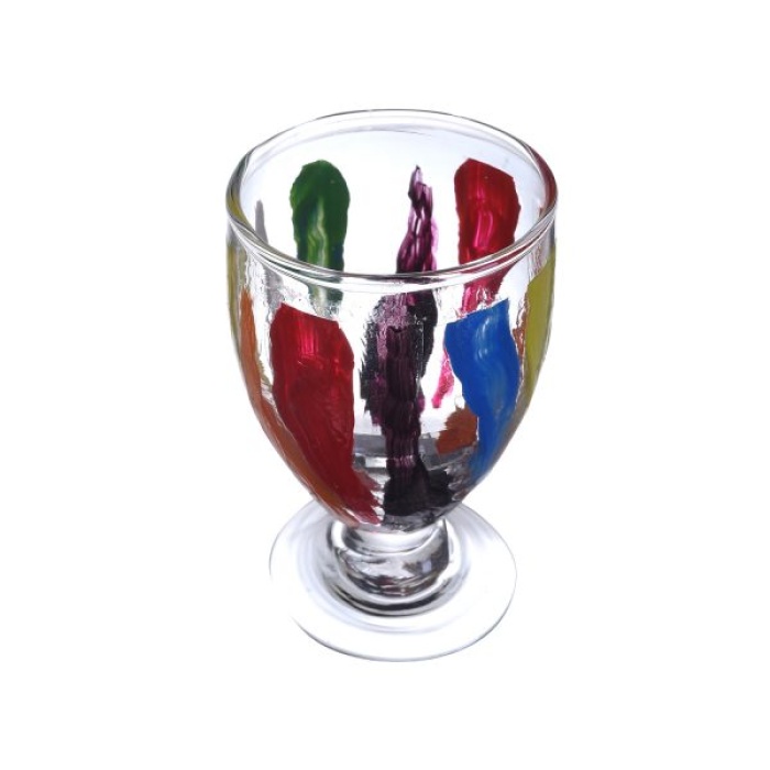 Painted Design for Vodka Shots Royal Multicolour Painting, Tequila Shot Glasses Handpainted Shot Glasses by iHandikart Handicrafts (Set of 2) IHK16011 | Save 33% - Rajasthan Living 7