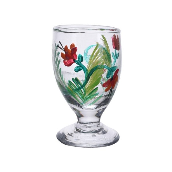 Painted Royal Design for Vodka Shots Beautiful Flower Painting, Tequila Shot Glasses Handpainted Shot Glasses by iHandikart Handicrafts (Set of 2) IHK16012 | Save 33% - Rajasthan Living 6