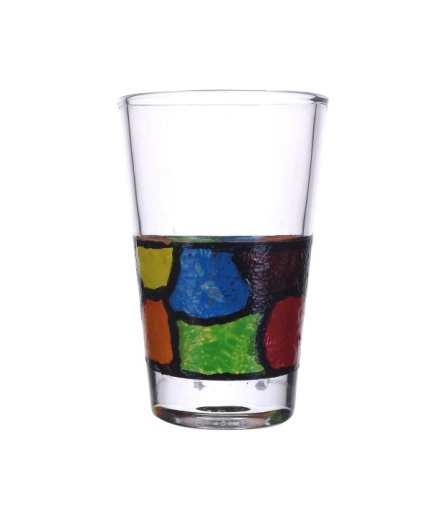 Painted Royal Design for Vodka Shots Colourful Painting, Tequila Shot Glasses Handpainted Shot Glasses by iHandikart Handicrafts (Set of 2) IHK16017 | Save 33% - Rajasthan Living 3