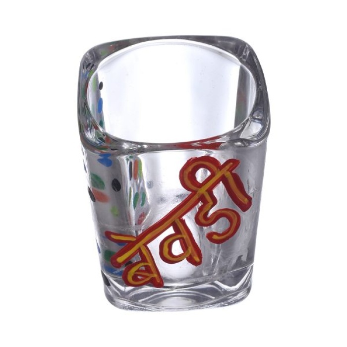 Handpainted Shot Glasses by iHandikart Handicrafts | Bewadi Painted Royal Design for Vodka Shots, Tequila Shot Glasses (Set of 2) IHK16026 | Save 33% - Rajasthan Living 7