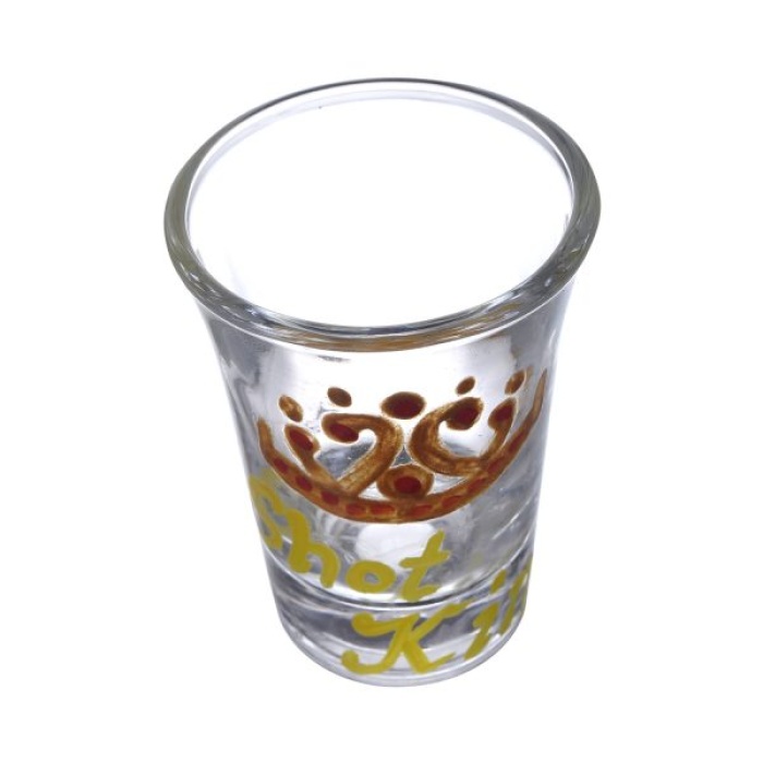Painted Royal Design for Shot King Vodka Shots Painting Tequila Shot Glasses Handpainted Shot Glasses by iHandikart Handicrafts (Set of 2) IHK16031 | Save 33% - Rajasthan Living 7