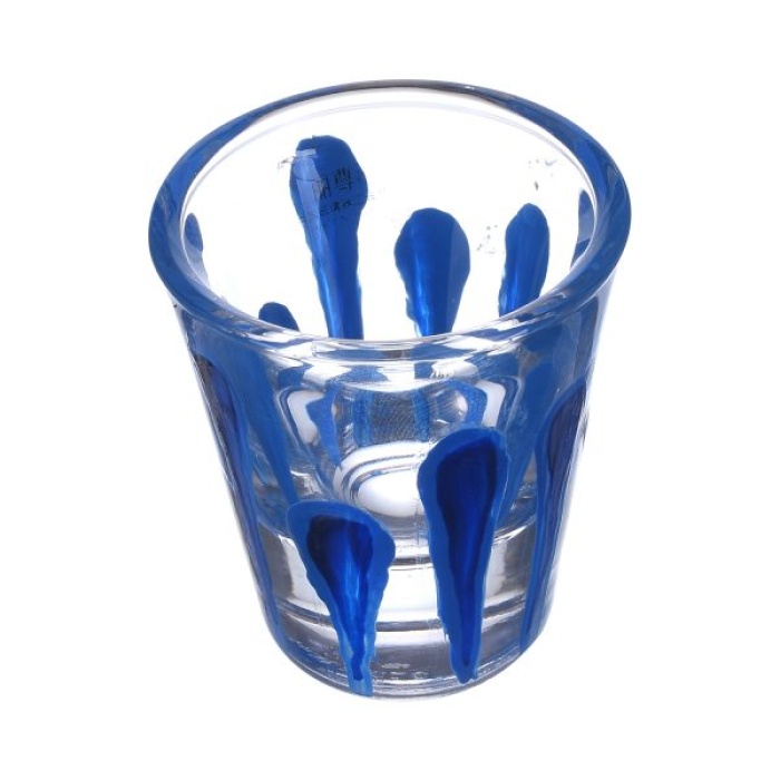 Painted Royal Design for Vodka Shots Blue Colour Deep in Water Painting Tequila Shot Glasses Handpainted Shot Glasses by iHandikart Handicrafts (Set of 2) IHK16033 | Save 33% - Rajasthan Living 8