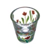 Handpainted Shot Glasses by iHandikart Handicrafts | Beautiful Red Flower Painted Royal Design for Vodka Shots, Tequila Shot Glasses (Set of 2) IHK16037 | Save 33% - Rajasthan Living 12