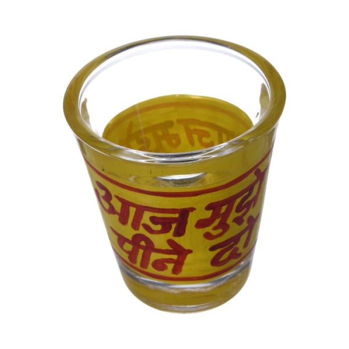 Handpainted Shot Glasses by iHandikart Handicrafts | Aaj Mujhe Peene Do Royal Design for Vodka Shots, Tequila Shot Glasses (Set of 2) IHK16038 | Save 33% - Rajasthan Living 8