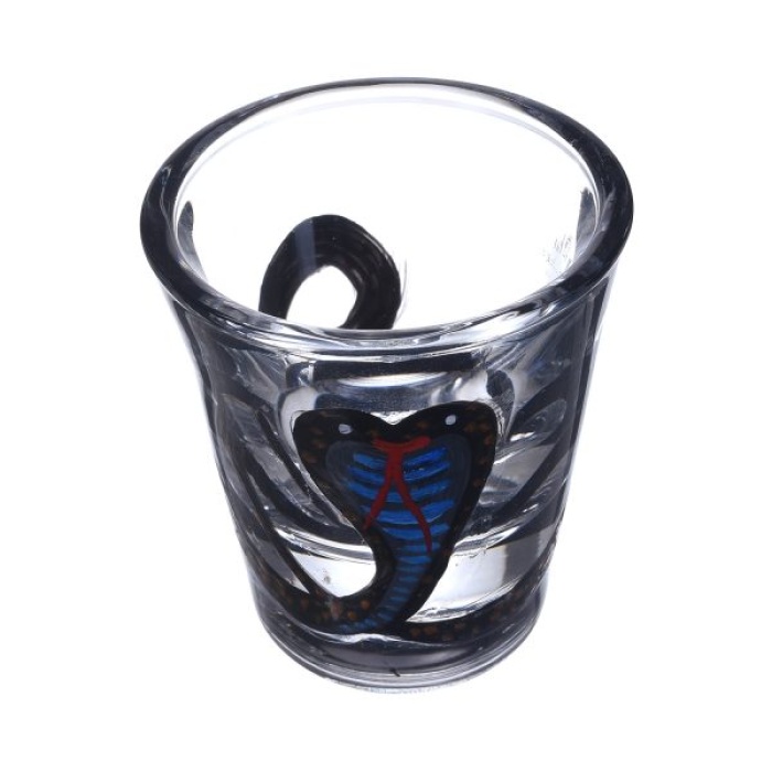 Handpainted Shot Glasses by iHandikart Handicrafts | Shape of Kobra Design for Vodka Shots, Tequila Shot Glasses (Set of 2) IHK16040 | Save 33% - Rajasthan Living 7