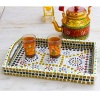 Ihandikart Handicrafts Hand Crafted Decorative Mosaic Mdf Wooden Serving Tray | Save 33% - Rajasthan Living 12