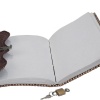 Brown Colour Leather Journal Antique Leather Notepad And Undated Planner Notebook Diary For Writing Memories From Ihandikart Handicrafts | Save 33% - Rajasthan Living 12