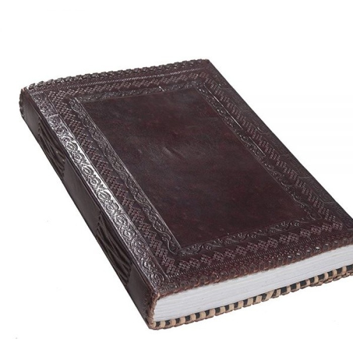 Brown Colour Leather Journal Antique Leather Notepad And Undated Planner Notebook Diary For Writing Memories From Ihandikart Handicrafts | Save 33% - Rajasthan Living 6