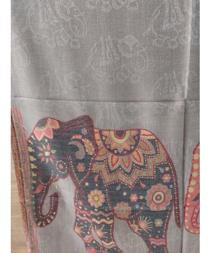 Big Elephants Pure Pashmina Handmade Shawl/Cashmere Scarf/Shawl, Handwoven on Handloom in Kashmir, Super Soft, Light Weave | Save 33% - Rajasthan Living 3