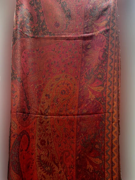 Red Silk Pashmina Shawl, Wedding Shawl,Handwoven Silk Shawl, Long Silk Scarf,Foulard | Save 33% - Rajasthan Living 10