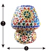 Handmade Multicolor Decorative Table lamp From iHandikart Handicrafts 7 X 5 Inch(IHK25002) Unique Design And mosaic Work On lamp Used For Home/Office | Save 33% - Rajasthan Living 9