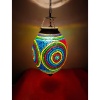 Mosaic Glass Hanging lamp (IHK25005)14 X 9 Inch | Save 33% - Rajasthan Living 7