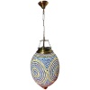 Mosaic Glass Hanging lamp (IHK25005)14 X 9 Inch | Save 33% - Rajasthan Living 8