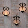 Decorative Iron Wall Sconce Candle Holder Wall Art Tealight Hanging Candle Holder iHandikart Handicrafts used For Office/Home/Festive Decor 27002-A | Save 33% - Rajasthan Living 9
