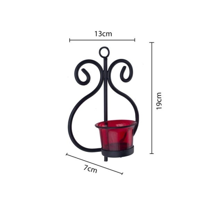 Decorative Iron Wall Sconce Candle Holder Wall Art Tealight Hanging Candle Holder Ihandikart Handicrafts Used for Office/home/festive Decor | Save 33% - Rajasthan Living 9