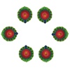 iHandikart Handicrafts Handpainted Terracotta Diyas , Multicolor ( Set of 12 ) 3 ” x 1 ” IHK4048-12 | Save 33% - Rajasthan Living 11