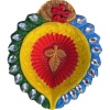 iHandikart Handicrafts Handpainted Terracotta Diyas , Multicolor ( Set of 6 ) 3 ” x 1 ” IHK4052-6 | Save 33% - Rajasthan Living 10
