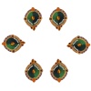 iHandikart Handicrafts Handpainted Terracotta Diyas , Multicolor ( Set of 6 ) 3 ” x 1 ” IHK4053-6 | Save 33% - Rajasthan Living 9