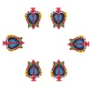 iHandikart Handicrafts Handpainted Terracotta Diyas , Multicolor ( Set of 6 ) 3 ” x 1 ” IHK4054-6 | Save 33% - Rajasthan Living 10