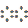 iHandikart Handicrafts Handpainted Terracotta Diyas , Multicolor ( Set of 12 ) 3 ” x 1 ” IHK4056-12 | Save 33% - Rajasthan Living 10