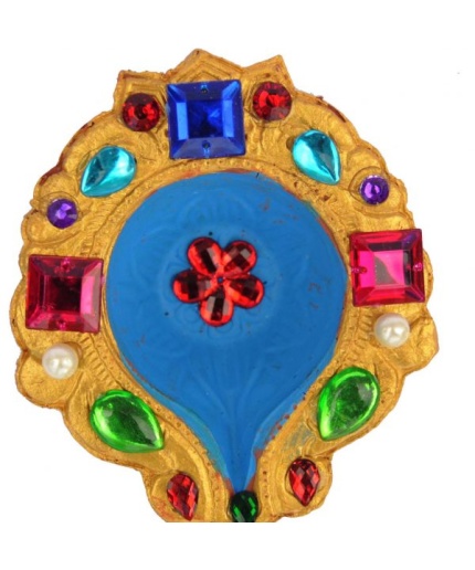 iHandikart Handicrafts Handpainted Terracotta Diyas , Multicolor ( Set of 12 ) 3 ” x 1 ” IHK4056-12 | Save 33% - Rajasthan Living 3