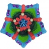 iHandikart Handicrafts Handpainted Terracotta Diyas ,Multicolor (Set of 6 ) 3 ” x 1 ” IHK4057-6 | Save 33% - Rajasthan Living 11