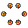 iHandikart Handicrafts Handpainted Terracotta Diyas , Multicolor ( Set of 12 ) 3 ” x 1 ” IHK4059-12 | Save 33% - Rajasthan Living 11