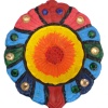 iHandikart Handicrafts Handpainted Terracotta Diyas , Multicolor ( Set of 6 ) 3 ” x 1 ” IHK4059-6 | Save 33% - Rajasthan Living 11