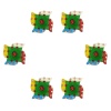 iHandikart Handicrafts Handpainted Terracotta Diyas , Multicolor ( Set of 6 ) 3 ” x 1 ” IHK4062-6 | Save 33% - Rajasthan Living 10