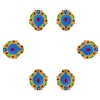 iHandikart Handicrafts Handpainted Terracotta Diyas , Multicolor ( Set of 6 ) 3 ” x 1 ” IHK4063-6 | Save 33% - Rajasthan Living 9