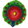 iHandikart Handicrafts Handpainted Terracotta Diyas , Multicolor ( Set of 12 ) 3 ” x 1 ” IHK4065-12 | Save 33% - Rajasthan Living 10