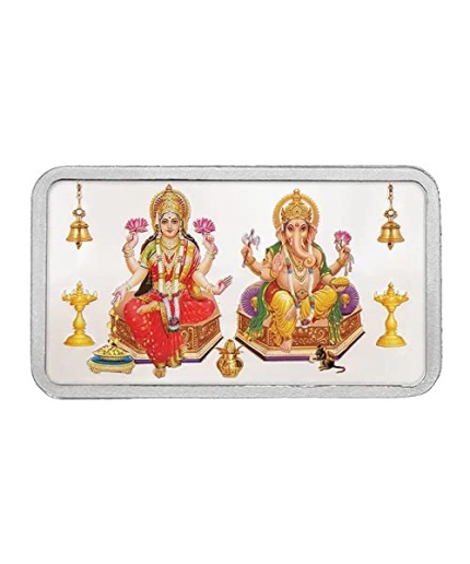 Rajasthan Gems Silver Fine 999.9 Coin Color 10 Gram Ganesha Ganesh Laxmi Lakshmi Diwali | Save 33% - Rajasthan Living