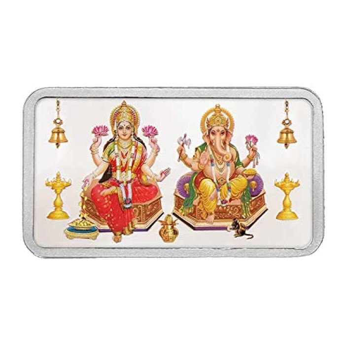 Rajasthan Gems Silver Fine 999.9 Coin Color 10 Gram Ganesha Ganesh Laxmi Lakshmi Diwali | Save 33% - Rajasthan Living 5