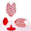 iHandikart Valentine Wine Glasses (Set of 2 Glass) for Gift Anniversary | Date Night |Besties |BFF| Bridesmaids | Weddings | Parties. 30008 | Save 33% - Rajasthan Living 11