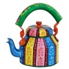 Handpainted Kettle Set With Trey & 6 Glass | Save 33% - Rajasthan Living 10