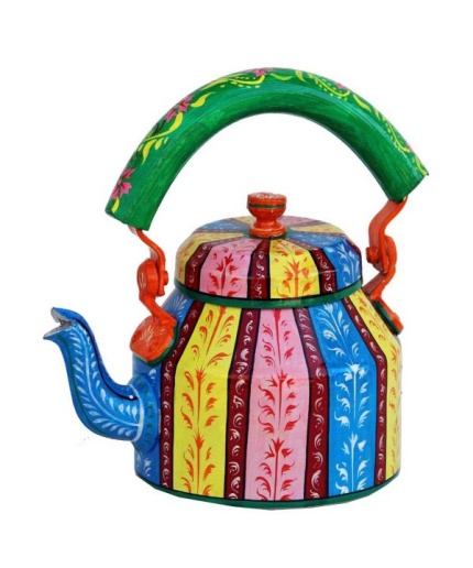 Handpainted Kettle Set With Trey & 6 Glass | Save 33% - Rajasthan Living 8