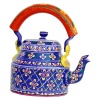Kettle Set handcrafted With 6 Glass & Trey | Save 33% - Rajasthan Living 11